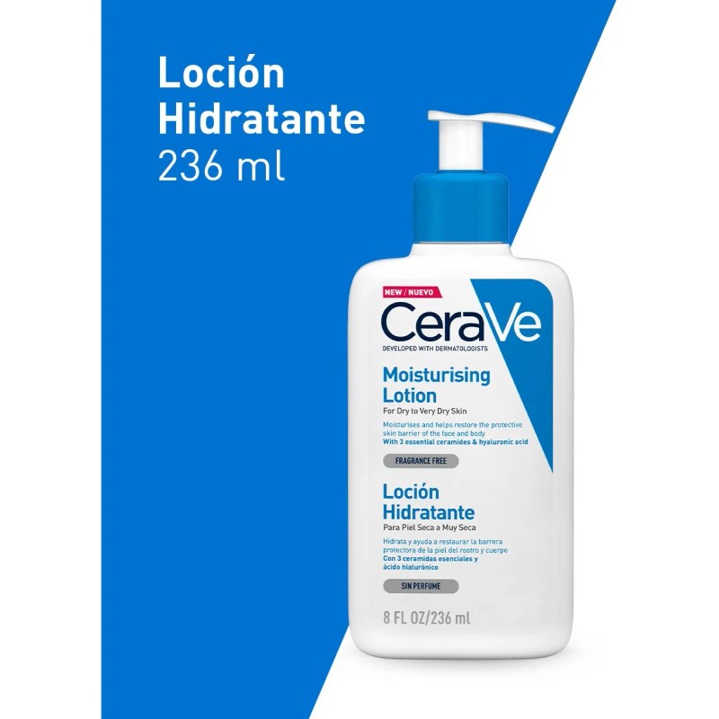 Loción Hidratante Cerave Para Piel Seca A Muy Seca 236