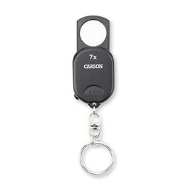 Carson Clip & View - Lupa de Llavero asférico retráctil 7X (GN-70)