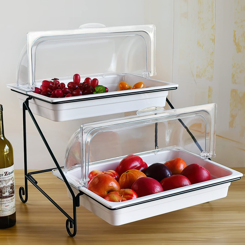 Clear Acrylic Cake Stand Cover - 13" x 10" x