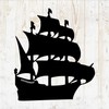 6 in Pirate Sticker - Vinyl Decal for Wall Bottle