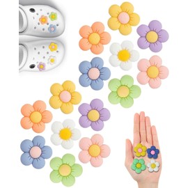 WUNZILO Pack of 14 Shoe Charms, Crocodile Pendant for Children, Flower Pendants, Shoe Charms, Shoe Charm Accessory Bracelet, Cute Shoes Decoration for Girls, Boys and Adults