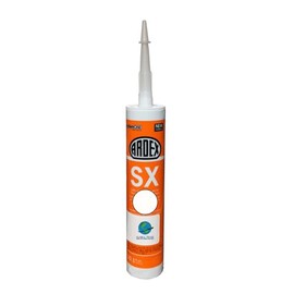 Ardex SX Silicone Caulk Sealant for Tile & Stone, High Bond Strength Adhesive, 10.1 oz, Brilliant White - 35