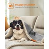 Feandrea Waterproof Dog Blanket, Sherpa Fleece Pet Throw Blanket for