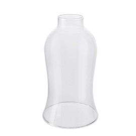 Aspen Creative Clear 23066-01 Flare Shaped Transitional Style Replacement Glass Shade, 1-1/2" Fitter Size, 6-3/4" high x 3-3/4" Diameter