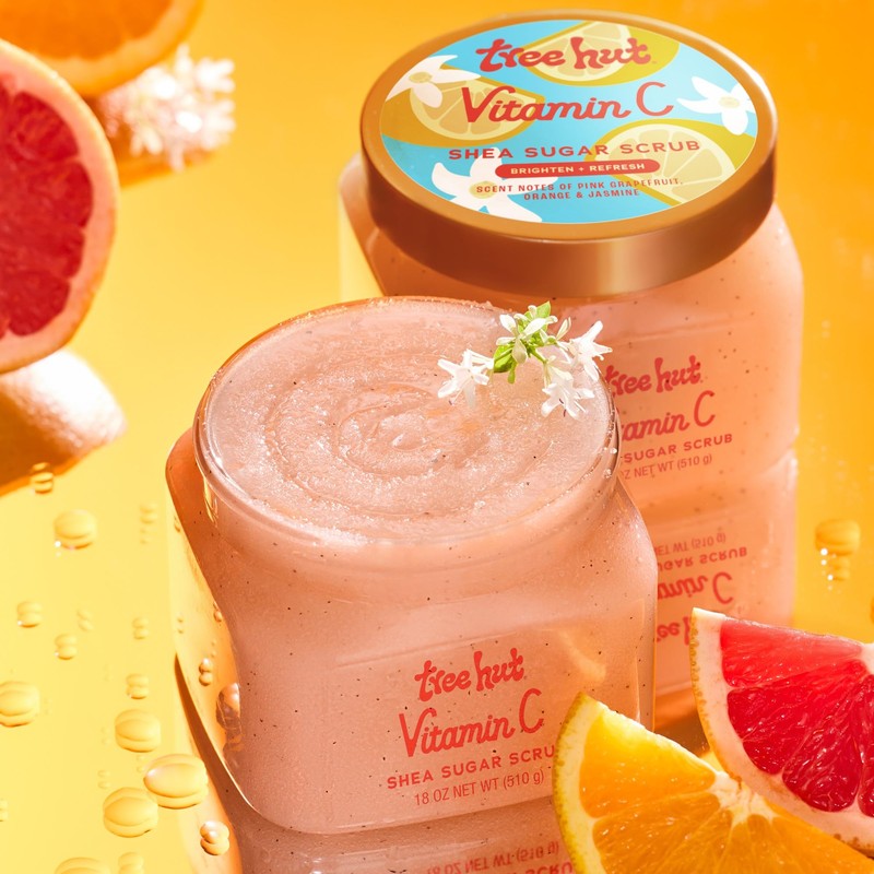 Tree Hut Vitamin C Shea Sugar Scrub, Mothers Day Gifts,