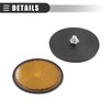 Motoforti Universal Motorcycle Scooter Reflectors, 2.2 Inch Dia, Plastic, 2pcs