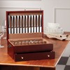 Lenox 893826 Mahogany Flatware Chest, 8.8