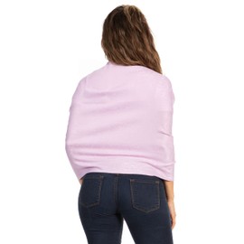 Sakkas 70" x 28" Paisley Self-Design Shawl/Wrap/Stole - Lavender