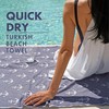 Turkish Beach Towel - XLarge 51x71 | Quick Dry Beach
