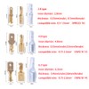 aikoolwer 450Pcs 2.8mm 4.8mm 6.3mm Male Female Spade Connectors Kit