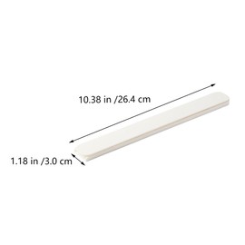 COLLBATH 4pcs Slider Mutifunctional Basket Rail Replace Cabinet Rails Stick Full Glide Replacement Parts Slides Extension Duty Runners Ball Office Cockers Dresser White Self Accessories