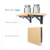 Pack of 2 Folding Console Heavy Duty 200 mm Folding