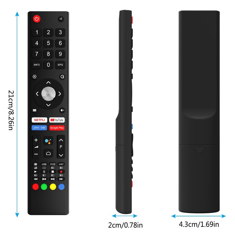 GCBLTV02ADBBT Remote Control for ChiQ SABA Changhong Compatible with Changhong