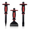 TOOLEAGUE Heavy Duty Masonry Chisel Set,11 inch Point Chisel and