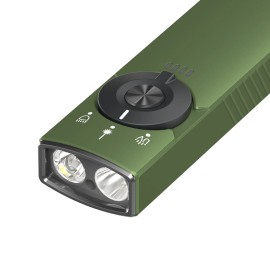 Olight Arkfeld Pro EDC Flashlight 1300LM with Green Beam, UV Light and White LED