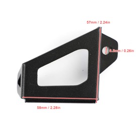 Artudatech Rear Brake Fluid Reservoir Guard Cover Fits for Honda CRF 1100 L AFRICA TWIN/ADV 2020 Black