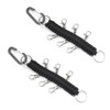 0XBIT Paracord Pendant, Pack of 2 Lanyard Carabiner, Braided Key