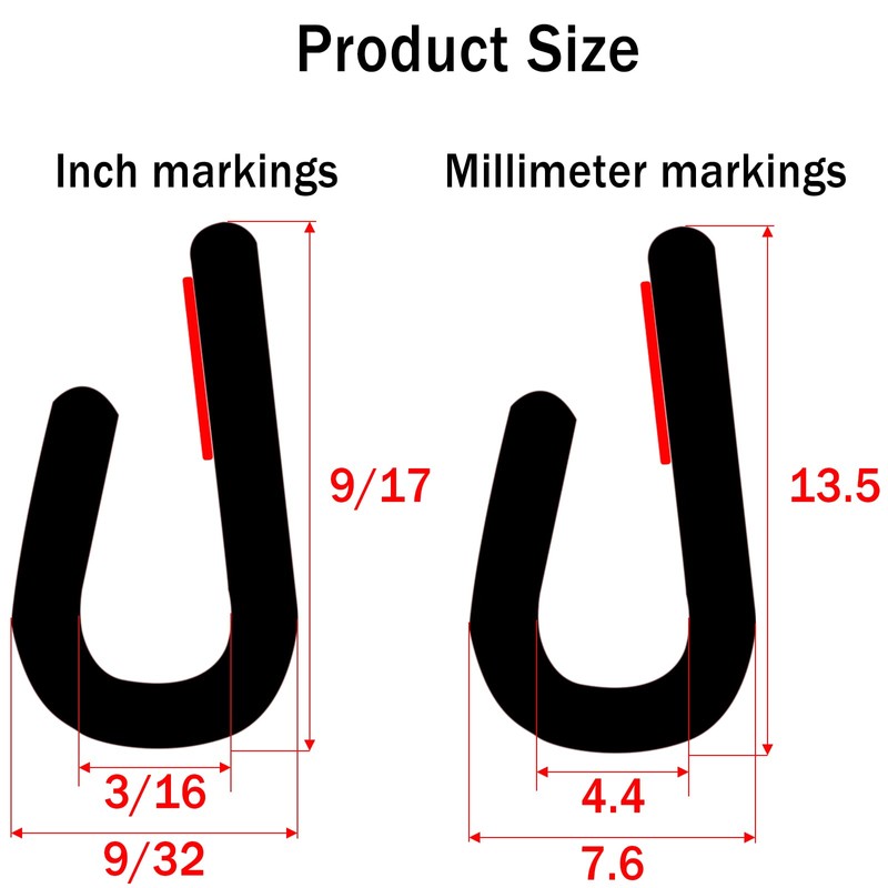 Car Door Edge Guards Self Adhesive Rubber U Channel Edge