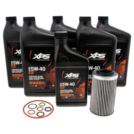 Can-Am New OEM 4T 5W-40 Synthetic Blend Oil Change Kit Rotax 1330 Engine 9779249