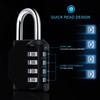 Diyife Combination Padlock, [2 Pack] 4 Digit Lock Combination, Padlock