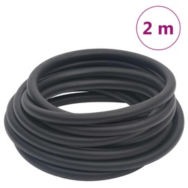 vidaXL Hybrid Air Hose, Compressed Air Hose for Compressor, Compressor Hose Hose Max. Working Pressure 20 Bar, Black, 0.6 Inches, 2 m, Rubber PVC