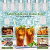 ARLIME Countertop Ice Maker, Portable Ice Making Machine 6-13 Mins