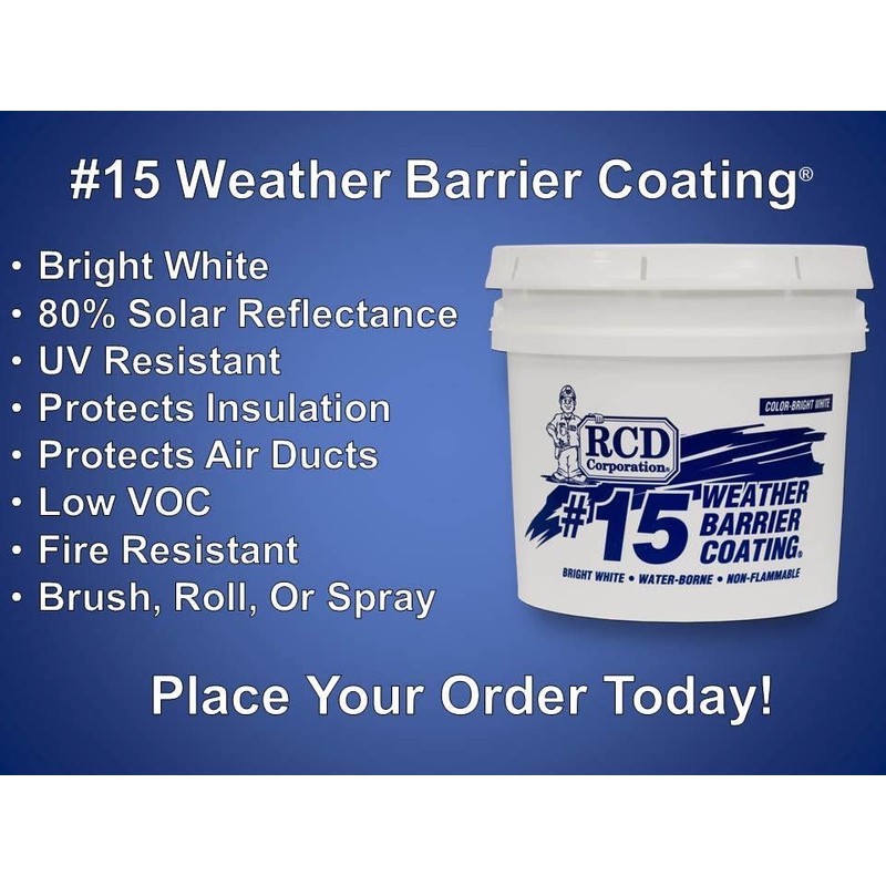 #15 Weather Barrier Coating® White one Gallon