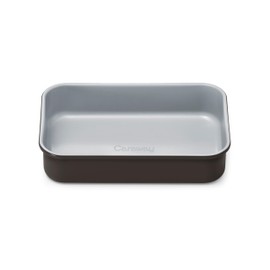 Caraway Nonstick 9” x 6.5” Small Rectangle Baking Pan – Non-Toxic, PTFE & PFOA Free – Aluminized Steel Core – Deep Ceramic Baking Pan for Casseroles, Lasagna & More - Black
