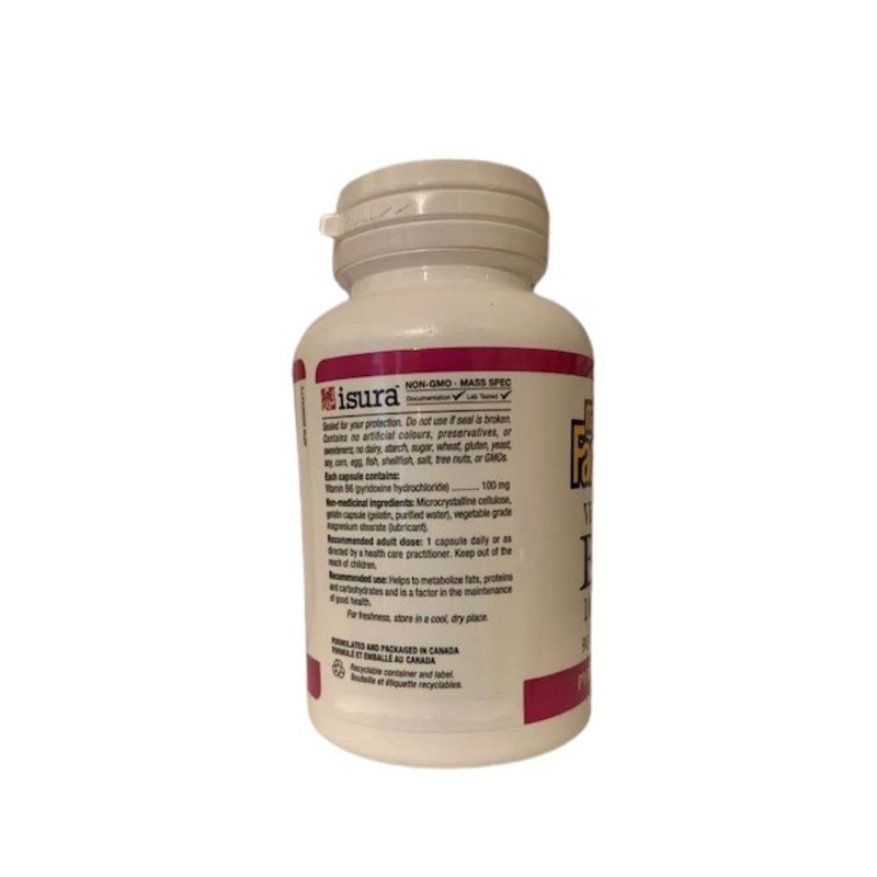Natural Factors B6 100 mg, 90 Caps