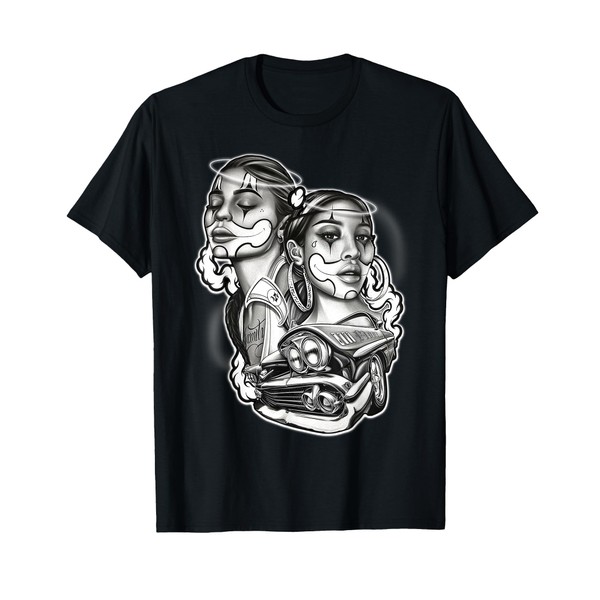 Clown Girls x Chicano Payasa Lowrider Angels T-Shirt