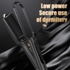 LED Hair Straightening Brush Negative Ion Adjustable Temperature Automatic Straight