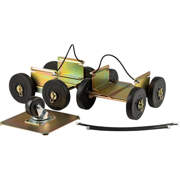 Drivable Steerable Snowmobile Dollies – Standard, Fits Skis Up to