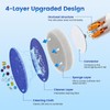2 Pack Disposable Toilet Brush with 48 Refills, Toilet Bowl