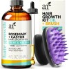 Set De Aceites Capilares Artnaturals Organic Rosemary Castor