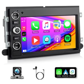 7" Double Din Car Radio Stereo for Ford F150/250/350 2006-2015 with Android 13 Wireless & Wired Carplay Android Auto，GPS Navigation/SWC/Backup Camera+MIC