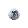 Click-it Button 18 mm Silver/Black Dragon