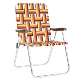 Kuma Outdoor Gear Backtrack Chair, Ultimate Portable Luxury Outdoor Folding Chair for Camping, Glamping, Sports & Outdoor Adventures (Kelso, Orange/Brown/Yellow)