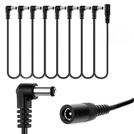 T-Power for Behringer Pedalboard PB600 PB1000 PB-600 PB-1000 Effects Pedals Pedalboad with 8 Way Daisy Chain Splitter Cord Cable