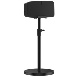 Upgraded Height Adjustable Floor Speaker Stand for Sonos Five & Play 5 Speaker Stand Support Vertical & Horizontal Speaker Floor Stand for Sonos Play 5 Gen 2 and Sonos Five Stand with Cable Management