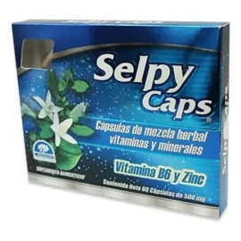 Selpy Caps Vitamina B6 Y Zinc Capsulas De Mezcla Herbal Vita Sabor N/a