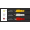 KnnX 28133 - Composite Audio Video Stereo Cable - 3