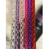 amber.orchid951 6-12" 10mm FAT- Red/Hot Pink/Grape Purple-Ice Pink-STRAW Glass Look