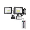 Lightasea LED Spotlight with Motion Sensor Outdoor, 100 W, 10000