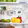 Fridge Thermometer Digital Refrigerator Thermometer, Suplong 2 Sets Digital Waterproof