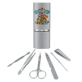 Fraggle Rock Cartoon Stainless Steel Manicure Pedicure Grooming Beauty Care Travel Kit