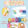 Pecopcock 48 Pcs Easter Day Notepads – Easter Mini Notebooks