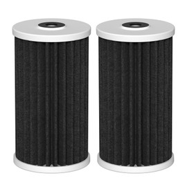 4.5"x10" 5 Micron Carbon Sediment Water Filter Replacement Cartridge Compatible with AO Smith, Whirlpool, Omni, Culligan Whole House Filtration Systems - AO-WH-PREL-RCP, 2 Pack