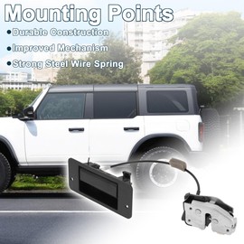 TUCKBOLD Tailgate Handle Bezel for Ford E150 Durable | Rear Left Side Tailgate Door Handle Black 1 Pc for Ford E250 E350 E450