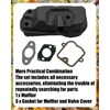 42831400611 Muffler with Valve Cover Gasket & Muffler Gasket Fit