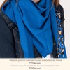 styleBREAKER Women's Muslin Triangular Scarf Made of 100% Cotton, Soft
